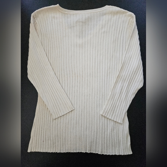 NWT - Silk Blend Style&Co. Winter White Jersey - Size XL - Picture 7 of 9